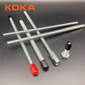 Customized Length 3/8 1/2 Threaded Rod 12mm For Strut Channel