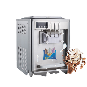 Machine à glace molle WICE double 6L avec lavage automatique, machine à glace commerciale à économie d'énergie pour les entreprises en démarrage, usage intensif - Product Image 1