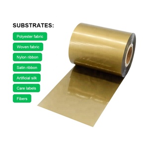 ماتي الذهب 104 مللي متر طابعة باركود شريط نقل حرارة احباط ل TSC ، Argox ، زيبرا طابعة الآلة الكاتبة - Product Image 4