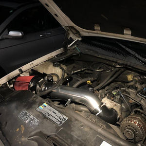 Kit d'admission d'air froid AUSO BLACK avec filtre et tuyau pour Mk7 TSI TFSI EA211 107101 WG182-BK-BK - Product Image 6