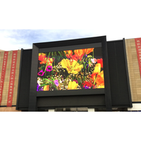 P8mm Exterior LED Comercial Pantalla LED Publicidad al aire libre Cartelera Mall Pilars Pantalla LED Video Wall
