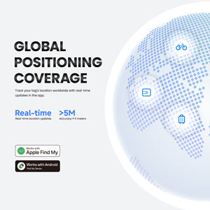 MiLi MiTag <span class=keywords><strong>Duo</strong></span> Lot de 4 Traceurs GPS Intelligents Étanche IP67 pour Clés, Bagages et Objets – Anti-Perte - Product Image 6