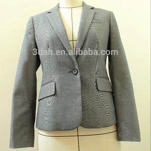 Chaqueta de traje de mujer de marca usada de alta calidad Top de algodón de temporada al por mayor con cuello alto para adultos - Product Image 2