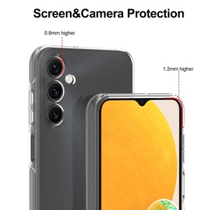 Alta calidad 2,0mm de espesor Crystal Clear Cellphone Cover Transparente Soft <span class=keywords><strong>Smartphone</strong></span> Phone Cases para <span class=keywords><strong>Samsung</strong></span> <span class=keywords><strong>Galaxy</strong></span> A15 A16 <span class=keywords><strong>5G</strong></span> A17 - Product Image 4