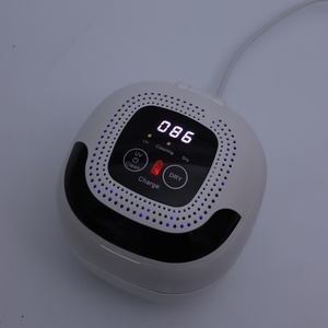 เครื่องทำความสะอาดอัลตราโซนิกแบบชาร์จไฟได้ 25w 45Khz ยูวี สำหรับเครื่องประดับ สร้อยคอ ฟันปลอม จัดฟัน พร้อมพัดลมเป่าแห้ง (แบรนด์ส่วนตัว) - Product Image 4