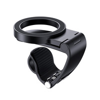Support magnétique pour téléphone de voiture, fixation tableau de bord à clip ressort, support pliable pour pare-soleil, aimant N52, support réglable à 360 degrés