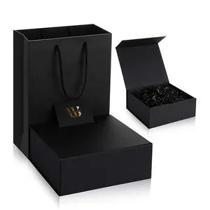 सफेद उपहार बॉक्स अतिरिक्त बड़े खाली उपहार बॉक्स प्रस्तुत के लिए Lids के साथ ढक्कन के साथ चुंबकीय उपहार बॉक्स