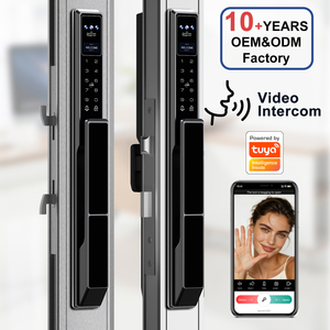 <span class=keywords><strong>Cerradura</strong></span> Inteligente Deslizante de Aluminio para Puerta <span class=keywords><strong>con</strong></span> Reconocimiento Facial, Impermeable, Wifi, Huella Digital Electrónica, Tuya, <span class=keywords><strong>con</strong></span> Videoportero - Product Image 1