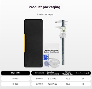 <span class=keywords><strong>Calibrador</strong></span> Digital Shengtai Core IP67 Resistente al Agua, <span class=keywords><strong>Calibrador</strong></span> de Profundidad Electrónico de Acero Inoxidable de Alta Precisión de Grado Industrial - Product Image 6