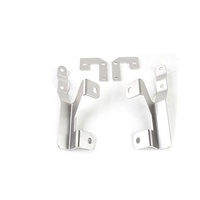 Support de fixation universel en acier inoxydable pour porte-bagages de moto, support de boîte latérale étanche pour modification de moto