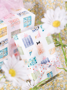 Venta al por mayor 80g cumpleaños Día de San Valentín papel Kraft 43*300cm regalo de lujo embalaje personalizado rollo de papel de regalo - Product Image 5