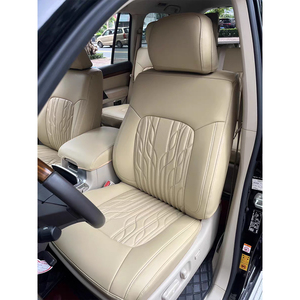 도요타 <span class=keywords><strong>LC</strong></span> 랜드크루저 LC200 LC300 전용 맞춤 제작 3열 7인승 최고급 나파 가죽 시트 커버 - Product Image 1