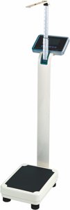 Plateformes de pesage MS-A200 avec matelas et poteau de couleur crème - Product Image 2