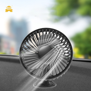 Ventilateur de <span class=keywords><strong>voiture</strong></span> sur tableau de bord, accessoires intérieurs de <span class=keywords><strong>voiture</strong></span> frais, maintien sur la fenêtre, tête rotative, ventilateur électrique avec USB - Product Image 2
