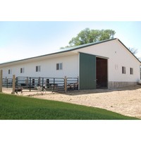 Conception entièrement automatique Maison de ferme pour chèvres Structure en acier Conception de maison pour moutons à vendre