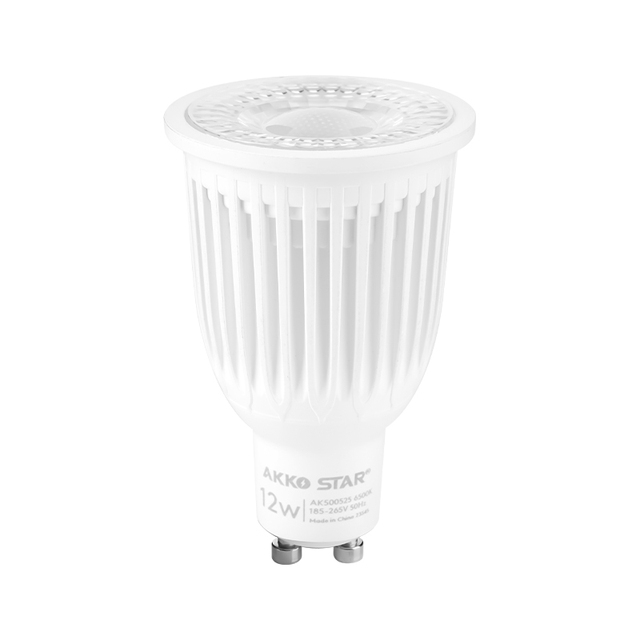 AKKOSTAR 12w 80lm/w RA>80 BEMING ANGLE 60Β° AC185-265V GU10 LED SPOT LIGHT LAMP CUP 6500K