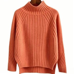 Nouveau <span class=keywords><strong>pull</strong></span> en tricot uni à blocs de couleur - Style printemps/automne, <span class=keywords><strong>pull</strong></span> chaud pour <span class=keywords><strong>femme</strong></span>, style polyvalent et tendance - Product Image 2