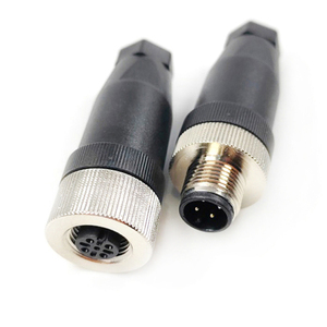 工場M5 M8 <span class=keywords><strong>M16</strong></span> M12コネクタ 4ピン 3ピン 5ピン 8ピン 12ピン 17ピン DIN丸型接点 銅および真鍮素材 電線接続用 - Product Image 2