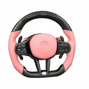 Volant en fibre de carbone personnalisé, adapté aux modèles <span class=keywords><strong>BMW</strong></span> G20/G28/G30/G32/G38/G11/G12/G05/G01/G02 - Product Image 1