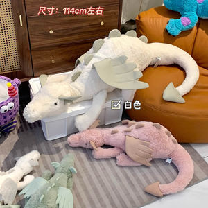 Jelly mèo Hữu Cơ bông sang trọng Đồ chơi Bầu Trời rồng và tuyết rồng lông thú nhồi bông mềm trọng ném gối với PP Điền - Product Image 6