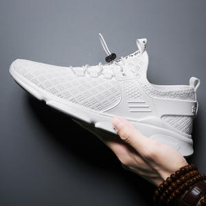 2022 Mannen Schoenen Zomer Ademend Holle Mesh Schoenen Vliegende Geweven Sneakers Mannen Trend Grote Maat Wit Golf Schoenen - Product Image 2