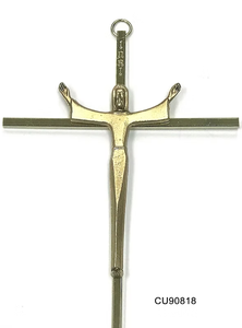 Venta al por mayor global aleación de zinc y acero flexible artesanía de metal versátil bronce antiguo cobre suministros de oración crucifijo Cruz - Product Image 2