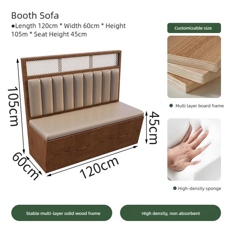 Canapé cabine de 1,2 m