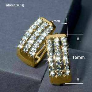 Orecchini a Cerchio alla Moda per Donne, Accessori per Orecchie Semplici per Uso Quotidiano - Product Image 5