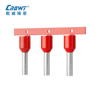 Cosses de câble en cuivre isolées PVC, type Bootlace, à sertir, étamées, 400V pour applications automobiles