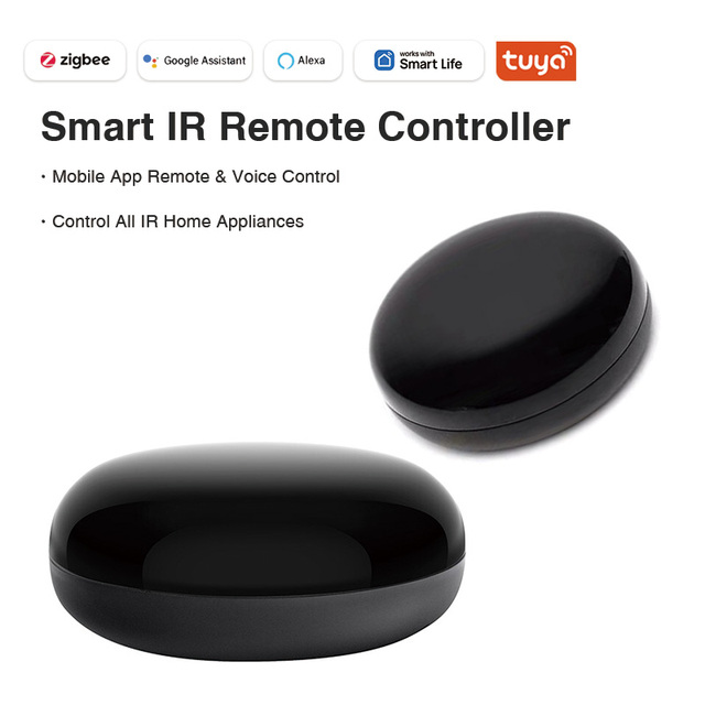 Tuya Zigbee Smart IR Remote Controller WiFi Universal Infrared Home Appliance Hub Alexa Google Voice & App Control