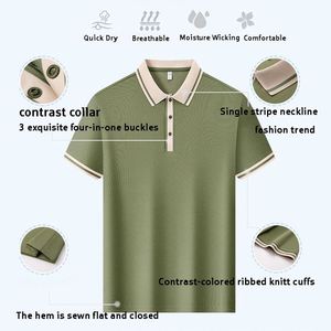Custom Printed Embroidered <b>Gym</b> Training Golf T-Shirt Unisex Quick Dry Breathable Promotion Advertising Team Work Polo Shirt - Product Image 3