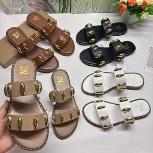 Zapatos de Verano Planos y Ligeros de Una Pieza para Mujer, de Cuero, a la Moda, para Exteriores - Product Image 6