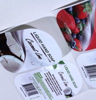 Étiquettes personnalisées transparentes en forme de dragon pour bouteilles, logos alimentaires, impression de produits d'emballage ménager sur mesure (couleur et taille)