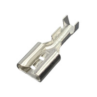 Connecteur rapide à sertir pour câble électrique automobile, borne femelle en laiton étamé, type pique