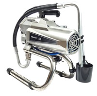 Pulvérisateur électrique à main sans air pour peinture et mastic Pompe à membrane Baoba Coated Cart 495 Pistolet de pulvérisation Buse et accessoires