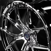 JJSEES 18 19 20 21 22 24 pouces Jantes forgées chromées personnalisées pour Mercedes Audi BMW Nissan GTR 5x114.3 5x120 5x112 4x100