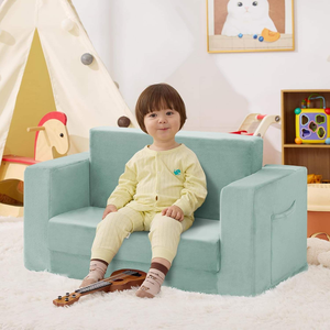 Sofás Infantiles Personalizados 2026, Sofá de Espuma Comprimida para Bebés, Silla para Niños Pequeños, Espuma de Alta Densidad, Plegable, Sofá Cama Infantil - Product Image 3