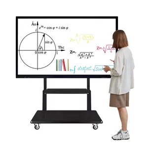 La lavagna elettronica interattiva Multi-schermo da 55 pollici di più dimensioni supporta la sincronizzazione della scrittura di proiezione fuori sede