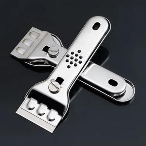 Herramienta Raspadora para Barbacoa con Agarre Antideslizante y Cuchillas Reemplazables para Limpieza <span class=keywords><strong>de</strong></span> Barbacoas, Placas Vitrocerámicas, Hornos, Pisos, Azulejos y Vidrio - Product Image 6