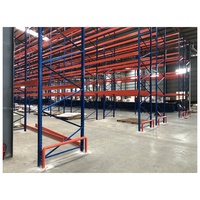Système de rayonnage à double profondeur Van Mobile personnalisé Rayonnage à large densité d'allée Rayonnage d'entrepôt métallique à palettes à haute baie