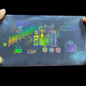 Adesivo personalizado de holograma para etiqueta, adesivo de processamento original de etiqueta, cores diferentes, popular, 3d