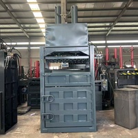 Prensa Hidráulica Compactadora de Cajas de Cartón, Empacadora Hidráulica de Papel Corrugado, Máquina Empacadora de Película Plástica/OCM para Estaciones de Reciclaje