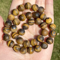AAA + pierre d'oeil de tigre jaune naturel rond Rondelle Cube à facettes coeur puce perles pour la fabrication de bijoux bracelets à bricoler soi-même collier 15"