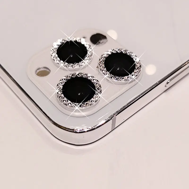 Diamond Eagle Eye Metal Glass Camera Lens Protection for IPhone 12 11 Pro Max Phone Lens Protector Case Lentes Camera Cover Case