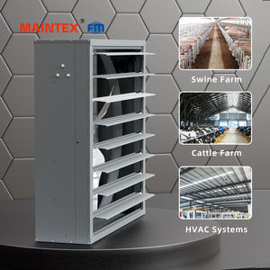 380V 750W 30% risparmio energetico BLDC serra ventola di ventilazione grande pesante ventilatore di scarico zincato per bestiame con patta - Product Image 5
