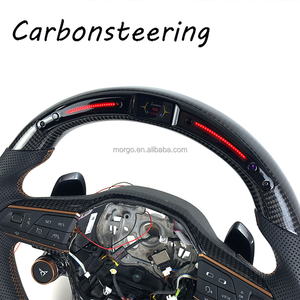 Volante LED de Fibra de Carbono Personalizado para SEAT Cupra Leon MQB EVO PQ Tavascan Terramar Formentor VZ VZ5 Leon Ibiza Ateca <span class=keywords><strong>Arona</strong></span> - Product Image 2