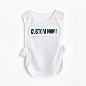 Custom White Mesh <b>Golf</b> Caddy Bib, Custom Apron With Personalized Name Badge, Breathable Uniform For Adult <b>Golf</b> & Sports Event - Product Image 1