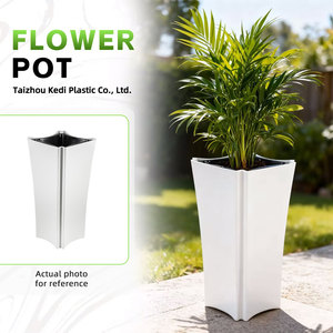 Macetas para Plantas de Interior, Macetas Cuadradas de Plástico para Jardín, Balcón, Macetas para Flores de Exterior - Product Image 1