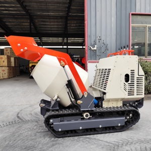 Chinese Fabriek Zelfladende Crawler Kleine Betonmixer Mini Betonmixer Vrachtwagen Cement Beton Mengmachine - Product Image 1