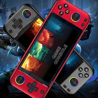 Konsol game genggam R900 baru untuk game PSP, layar definisi tinggi 5,0 inci, dilengkapi 15000 game, pemutar game